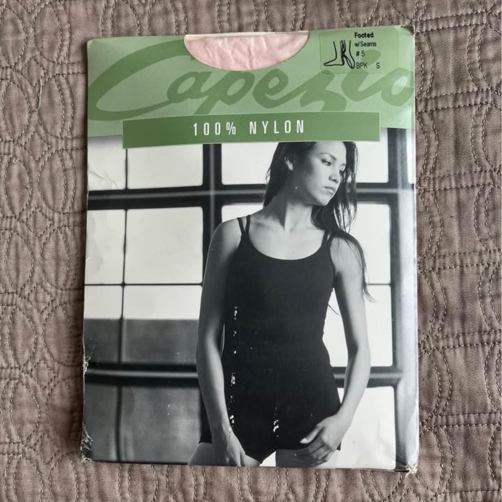 Capezio Ballet Pink Tights with seams